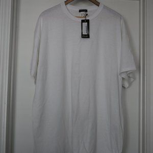 WHITE NASTY GAL TSHIRT DRESS (OS) NEVER WORN!